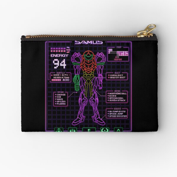 Sammy Stats Zipper Pouch