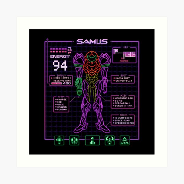 Sammy Stats Art Print