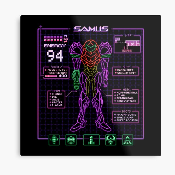 Sammy Stats Metal Print