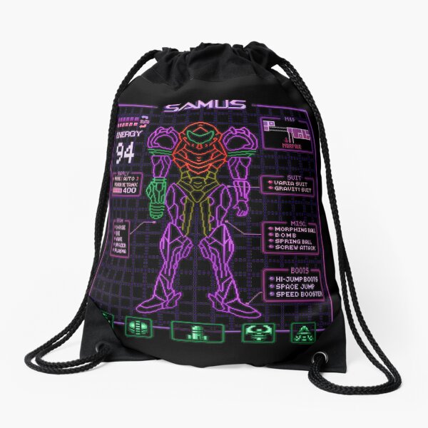 Sammy Stats Drawstring Bag
