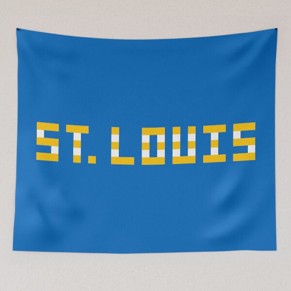 Item preview, Pixel NHL St. Louis 2018 3rd Jersey Colors designed and sold by gkillerb.