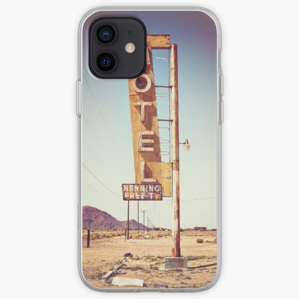 Motel Sign on the Route 66 iPhone Soft Case