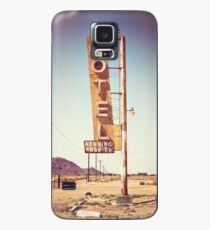 Motel Sign on the Route 66 Case/Skin for Samsung Galaxy