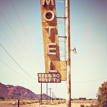 Artwork thumbnail, Motel Sign on the Route 66 by Giorgio Fochesato