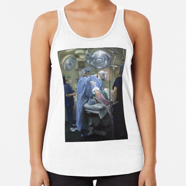 Its A Wrap - Original painting oil on canvas by Avril Thomas Racerback Tank Top