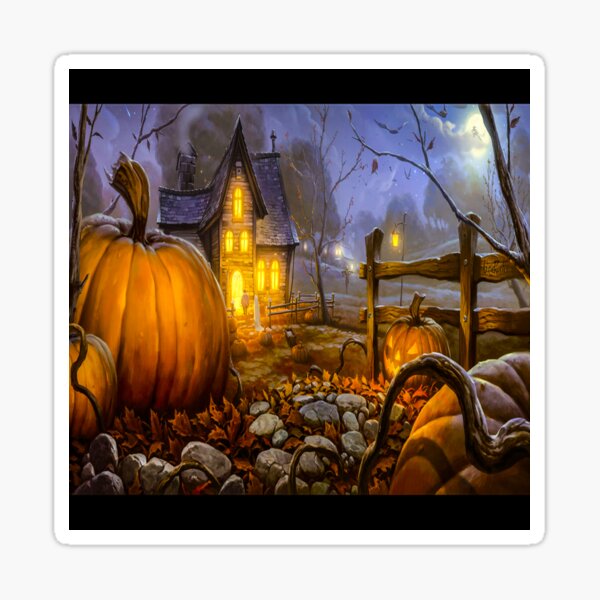 fwc 1577 Holiday Halloween Sticker