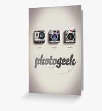 Photogeek Greeting Card