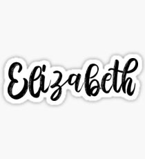 Elizabeth Name Sticker