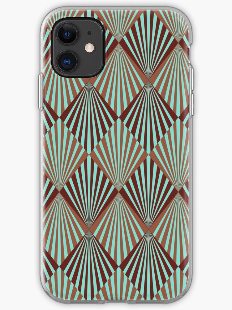 Glamorous Twenties Art Deco Pastel Pattern iPhone 11 case Glamorous Twenties Art Deco Pastel Pattern iPhone 11 case