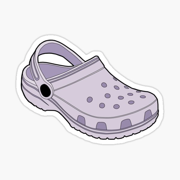 white crocs sticker