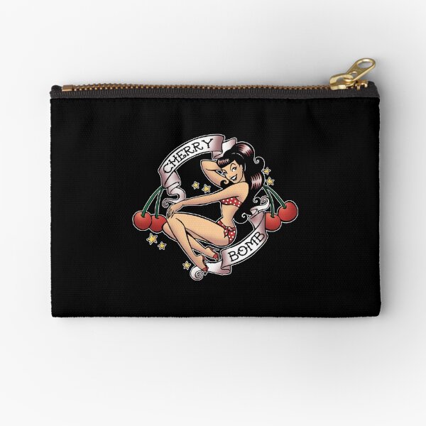 Cherry Bomb Zipper Pouch