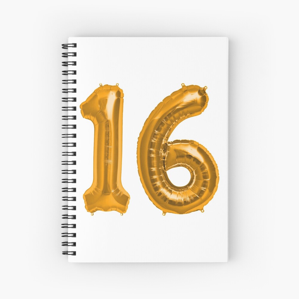 metallic number balloons