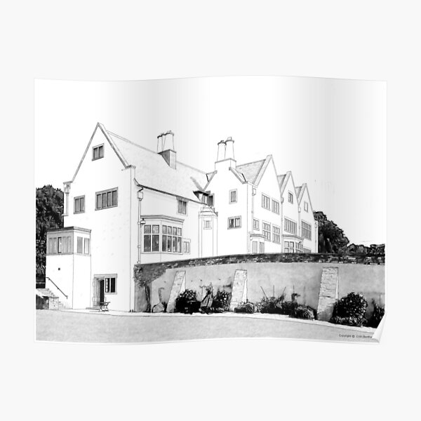 "Blackwell House" Poster by ColinBentham Redbubble