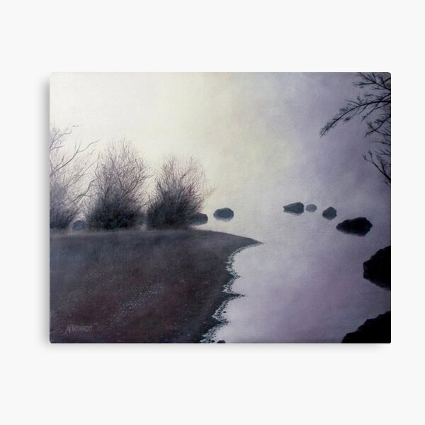 Campbell Lake Fog Canvas Print