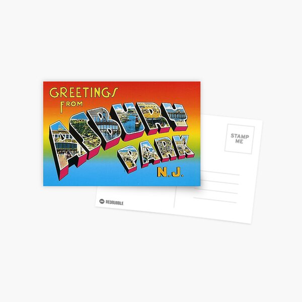 Item preview, GREETINGS FROM ASBURY PARK, NJ designed and sold by HAUNTERSDEPOT.