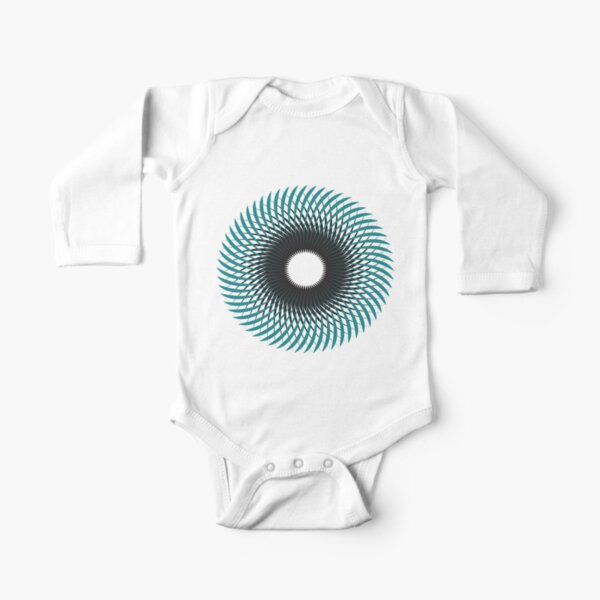 NAUTILUS (AQUA/BLACK) Body de manga larga para bebé