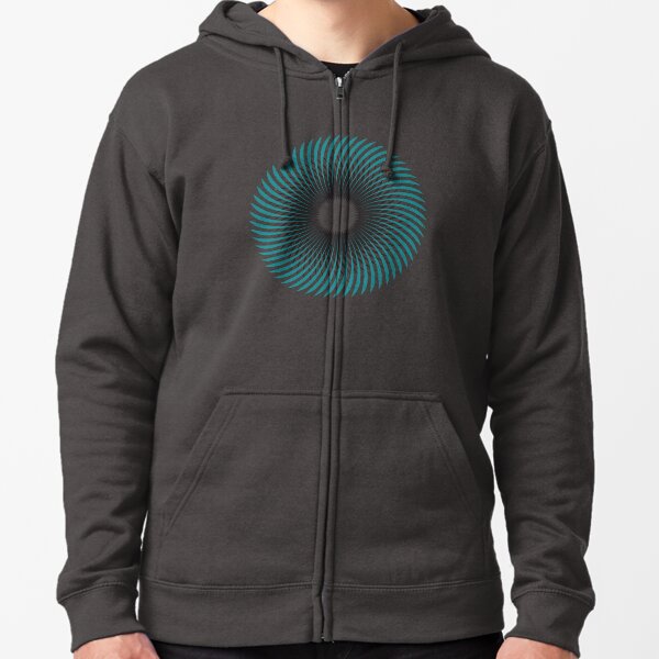 NAUTILUS (AQUA/BLACK) Sudadera con capucha y cremallera