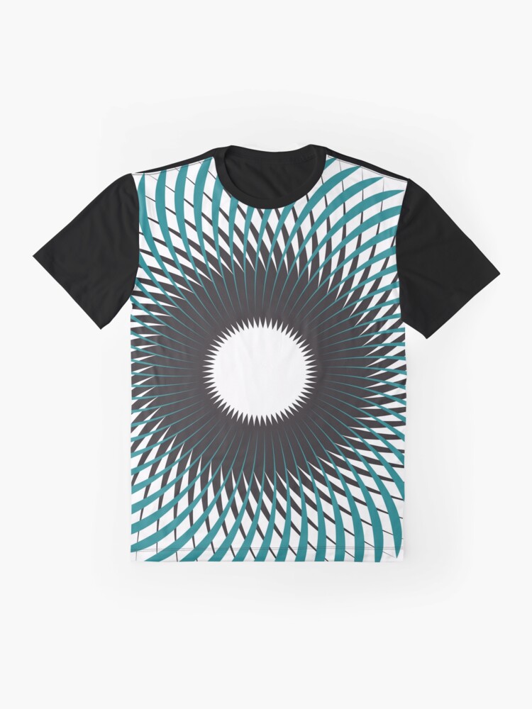 Vista alternativa de Camiseta gráfica NAUTILUS (AQUA/BLACK)