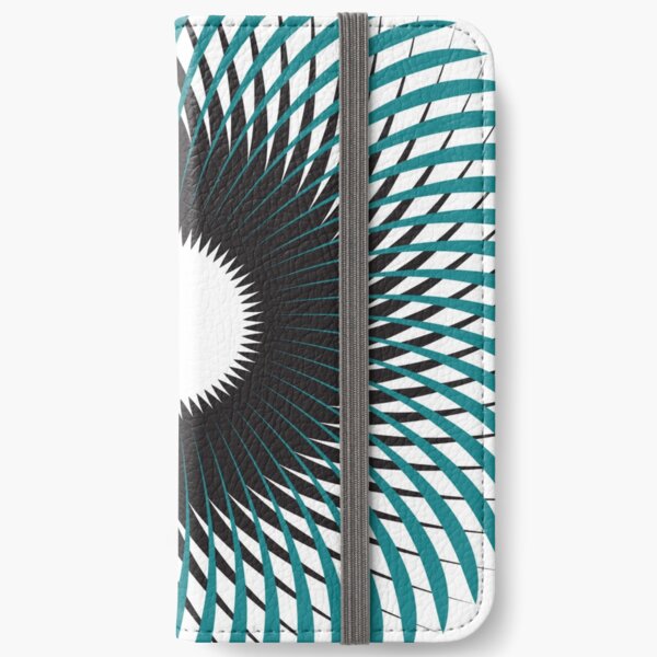 NAUTILUS (AQUA/BLACK) Fundas tarjetero para iPhone
