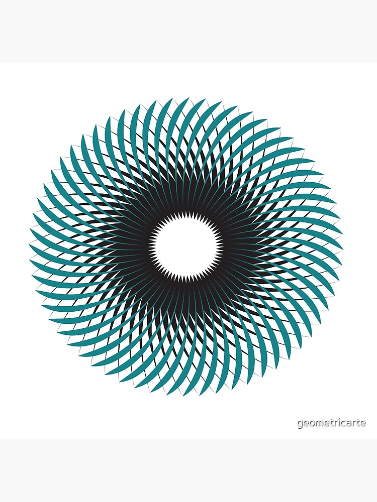 NAUTILUS (AQUA/BLACK) de geometricarte
