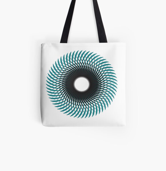 NAUTILUS (AQUA/BLACK) Bolsa estampada de tela