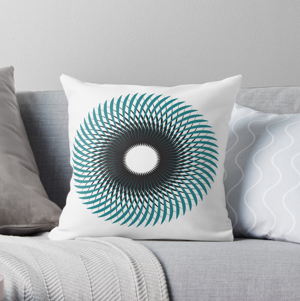 NAUTILUS (AQUA/BLACK) Cojín