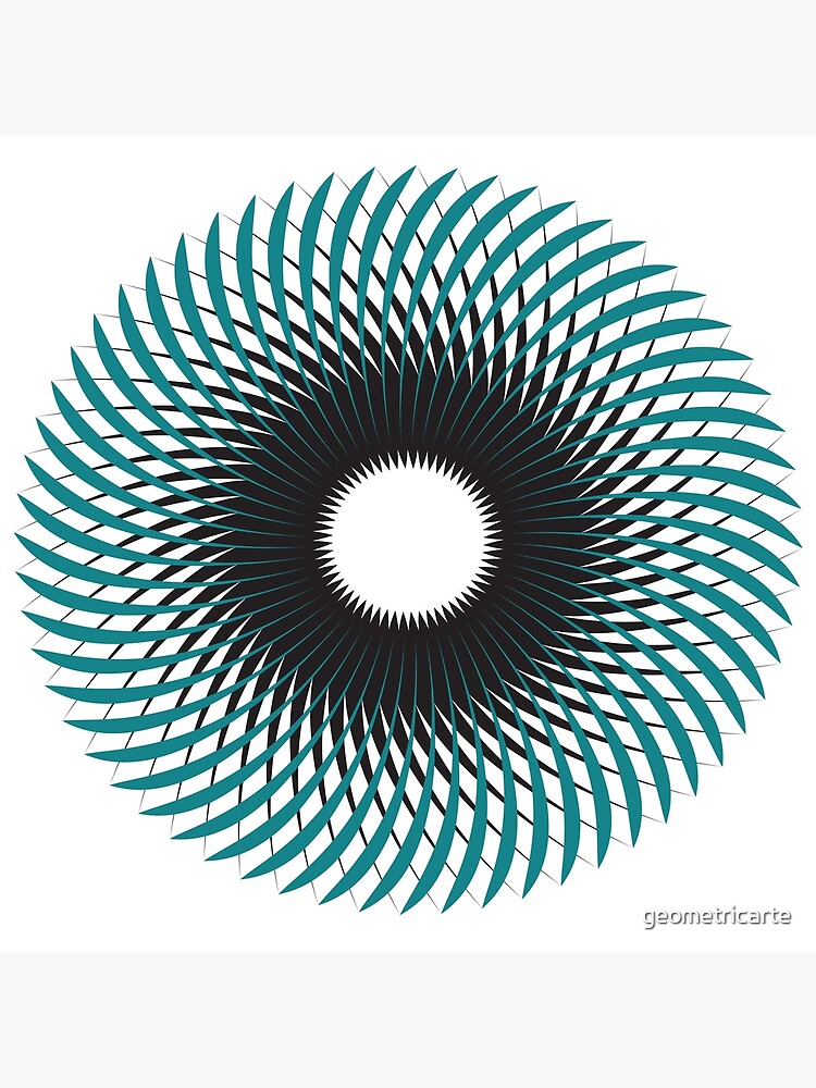 NAUTILUS (AQUA/BLACK) de geometricarte