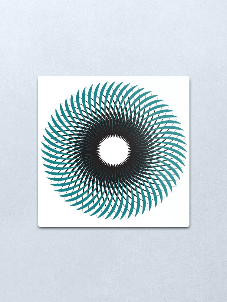 Vista alternativa de Lámina metálica NAUTILUS (AQUA/BLACK)