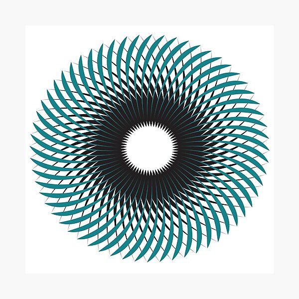 NAUTILUS (AQUA/BLACK) Lámina fotográfica