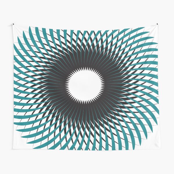 NAUTILUS (AQUA/BLACK) Tela decorativa
