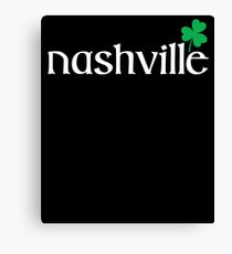 St. Patrick's Day City Pride - NASHVILLE Canvas Print