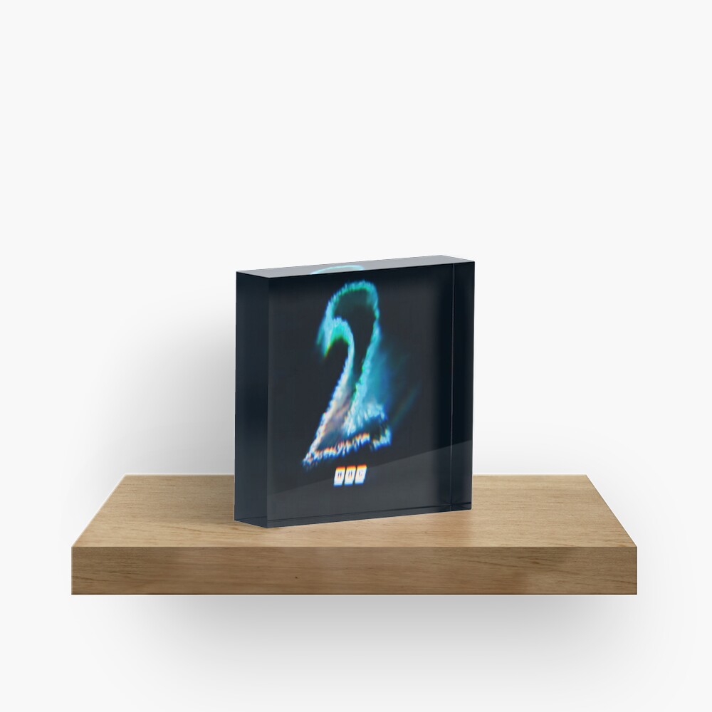 BBC 2 Optics Ident Acrylic Block