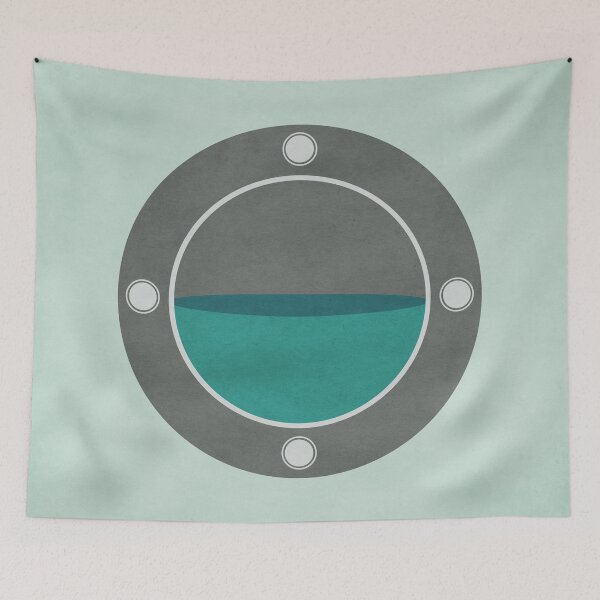 Item preview,  Life Aquatic Porthole designed and sold by GraphicPrintCo.