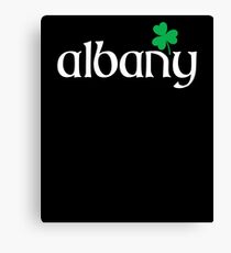 St. Patrick's Day City Pride - ALBANY Canvas Print