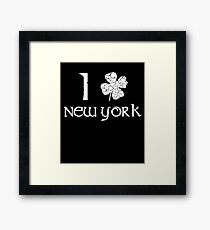 St. Patrick's Day City Pride - NEW YORK Framed Print