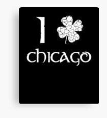 St. Patrick's Day City Pride - CHICAGO Canvas Print