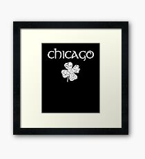 St. Patrick's Day City Pride - CHICAGO Framed Print