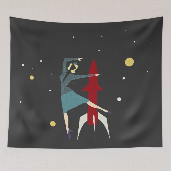 Item preview, Girl and Rocket designed and sold by Neek Laws.