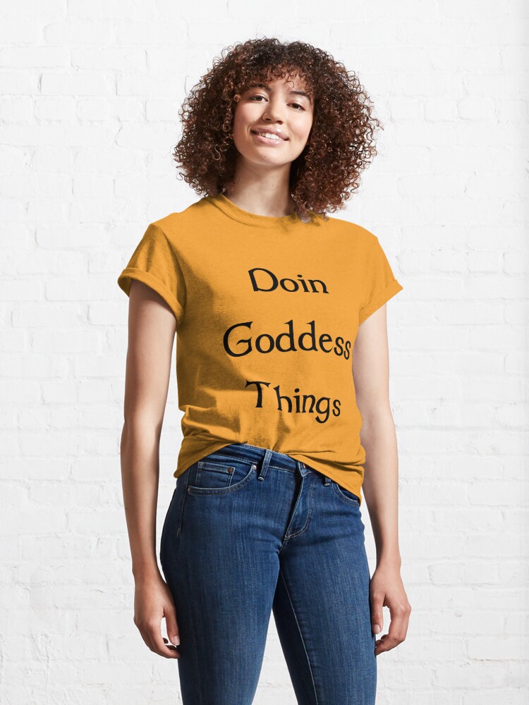 domestic goddess t shirt