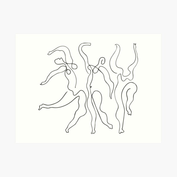 Dance (La Danse), Henri Matisse, 1910 Artwork Design, Poster Tshirt, Tee, Jersey, Postcard Art Print