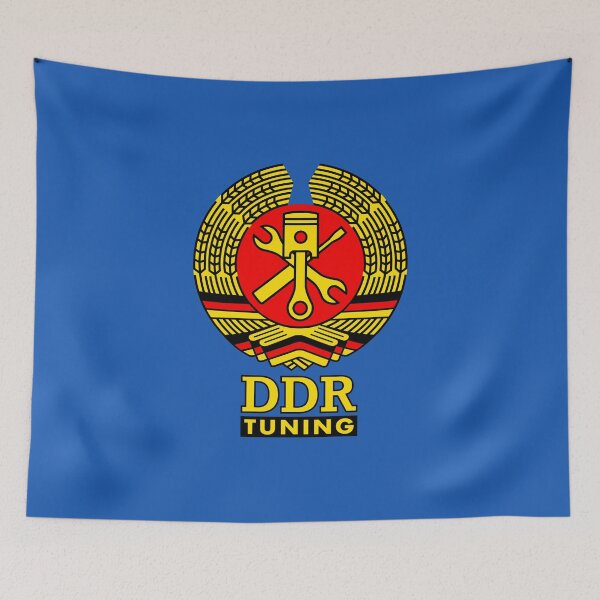 Item preview, DDR workshop tuning coat of arms (colored) designed and sold by VEB Ostladen.