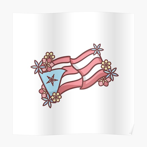 Drapeau Puertorrican Poster