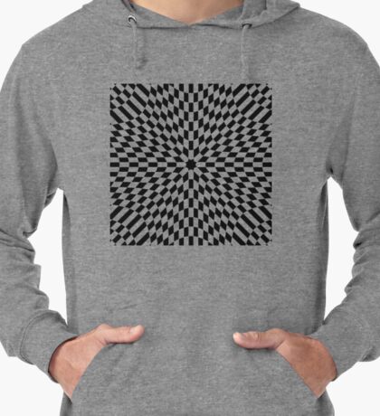 #black #white #checkered #chess #pattern #abstract #flag #floor #square #checker #board #chessboard #texture #check #design #race #illustration #squares #tile #racing #game  #checked #tiles #geometric Lightweight Hoodie