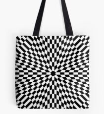 #black #white #checkered #chess #pattern #abstract #flag #floor #square #checker #board #chessboard #texture #check #design #race #illustration #squares #tile #racing #game  #checked #tiles #geometric Tote Bag