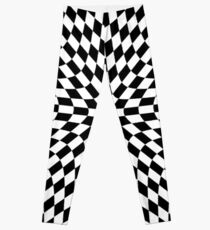 #black #white #checkered #chess #pattern #abstract #flag #floor #square #checker #board #chessboard #texture #check #design #race #illustration #squares #tile #racing #game  #checked #tiles #geometric Leggings