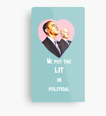 Obama + Biden Metal Print