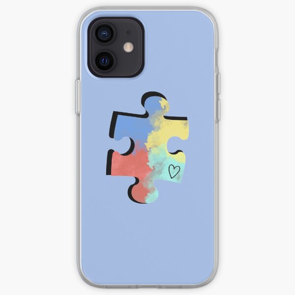 Autism Puzzle Piece iPhone Soft Case