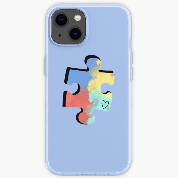 Autism Puzzle Piece iPhone Soft Case