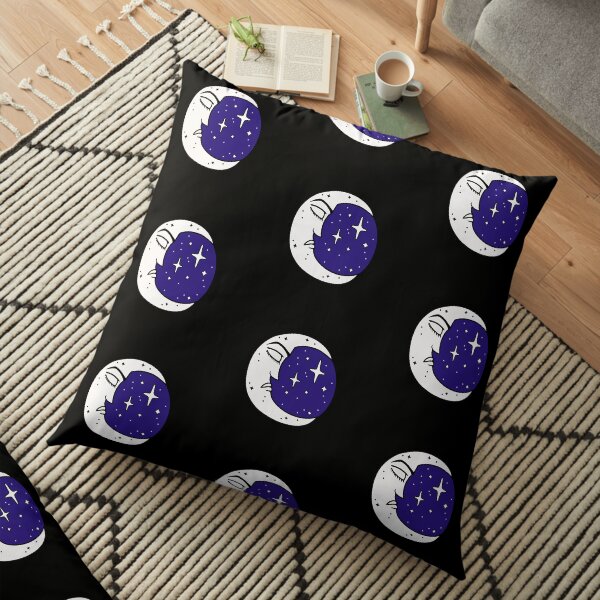 Sleeping Moon - Celestial Moon Floor Pillow