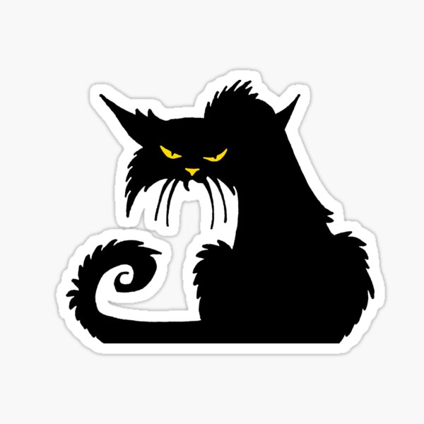 Angry Cat Sticker for iOS & Android